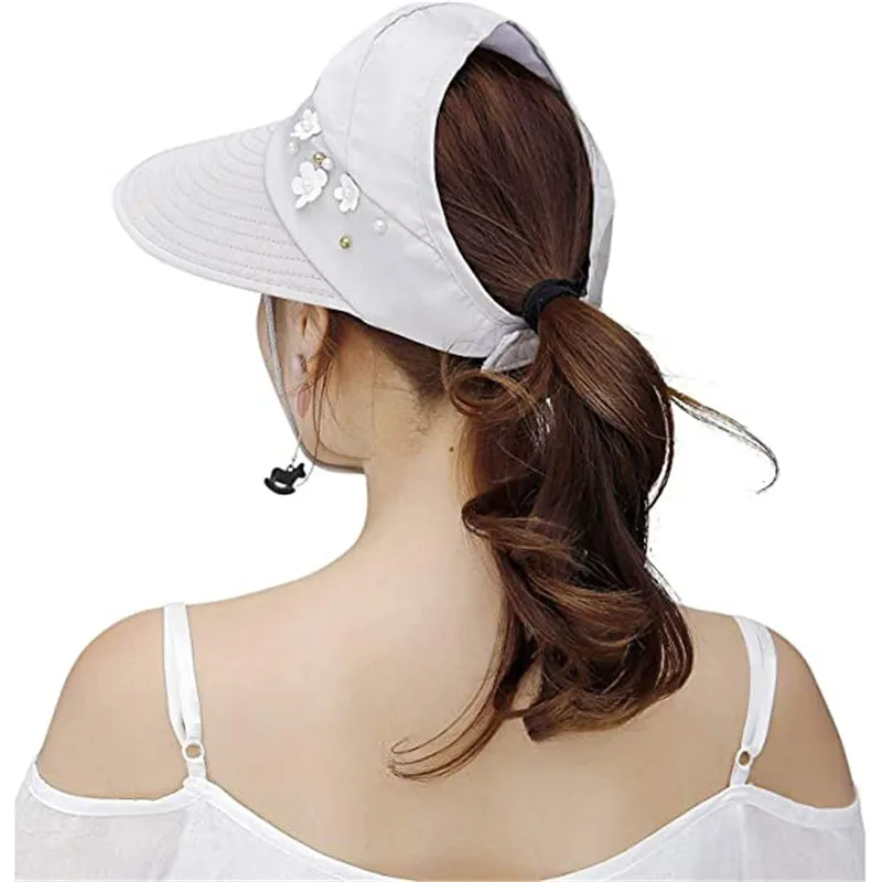 Women Wide Brim Sun Hat UV Protection Caps